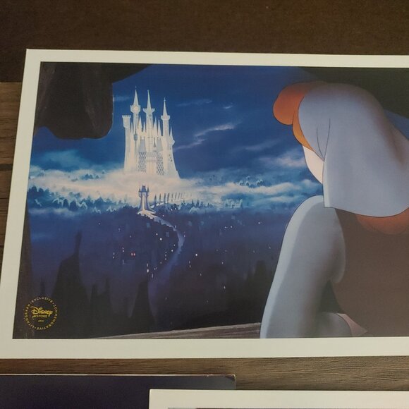 Disney Cinderella lithograph 2012 At prints 14x10 set of 4 - Picture 3 of 8